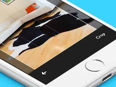 Mobile Crop Tool annotate crop driftt icons image minimal mobile app photo resize simple tool ui ux