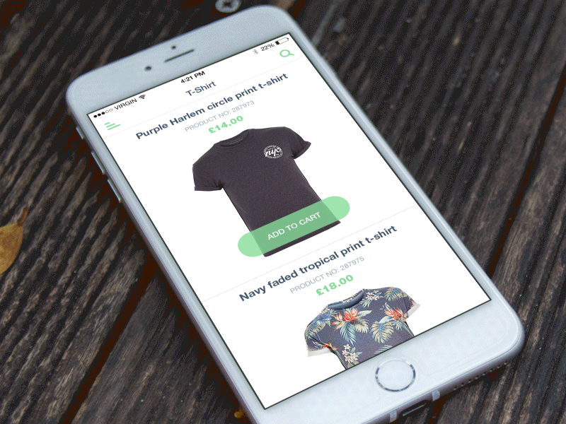 T-shirt - Filter Animation