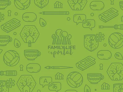 Family Life Wallpaper cover family illustration life vector wallpaper