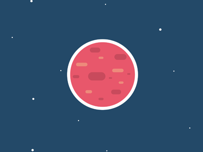 Mars flatdesign galaxy illustration illustrator mars planet vector