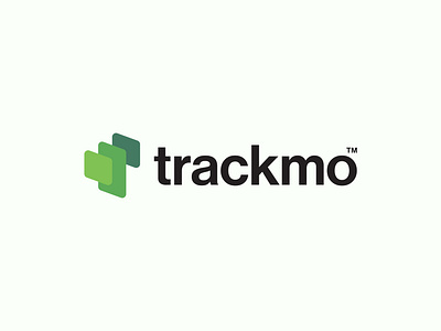 Trackmo logo design branding color green logo icon illustration logistic tracking logo logo design logo designer mark minimalist modern sans serif shape symbol t letter tracking typography unused logo vector