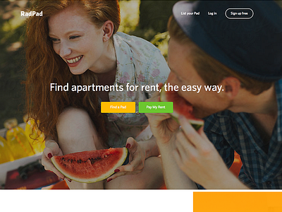 RadPad Homepage homepage radpad web