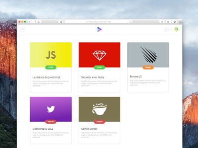 Elearning platform - New personal project code course elearning tutorial video