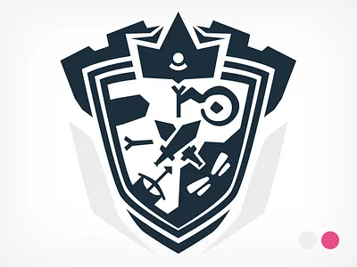 Kingdom Clicker: Coat Of Arms battle coat of arms emblem flat game icon kingdom sign stamp