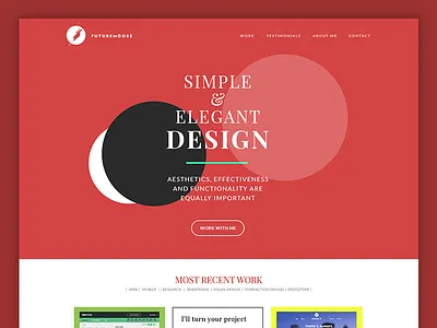 New Folio - UX-UI Designer clean portfolio responsive ui ux web