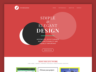 New Folio - UX-UI Designer clean portfolio responsive ui ux web