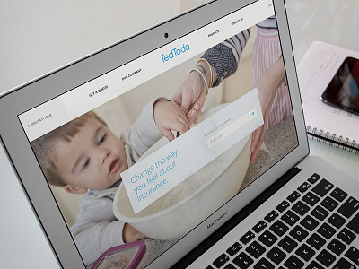 TTI Website branding clean focus lab human identity insurance responsive simple ted todd insurance usable user experience web design