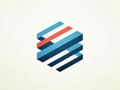 Outcometrix abstract branding geometric line logo