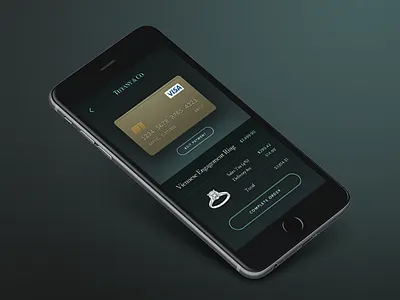Tiffany & Co. App Concept cart credit card ecommerce interface jewelry payment ui ux