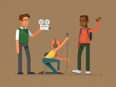 Voxpops 2 digital flat illustration