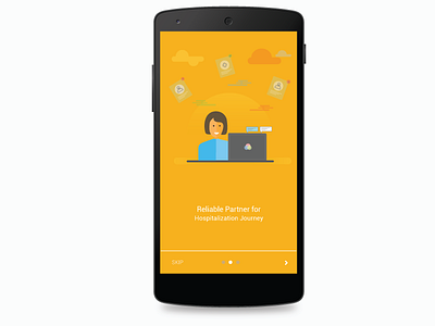 Splash Screen doctor graphicscredihealth hospital uiux visual design
