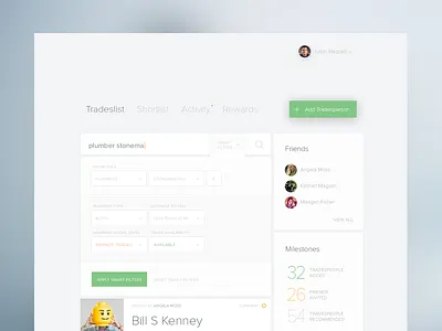 Advanced search wip advanced clean dashboard flat kalman magyari search wip