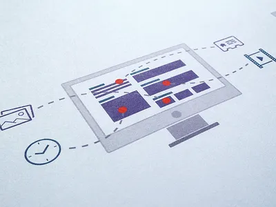 media graphic computer flat gfx icon media pictures simple time video website