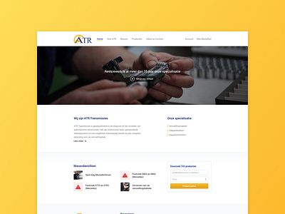 B2B e-commerce website b2b car car parts clean e commerce gearboxes interaction design minimal webshop website