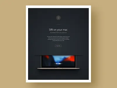 Siri on mac - first section animation apple assitant capitan itunes login mac music osx siri yosemite