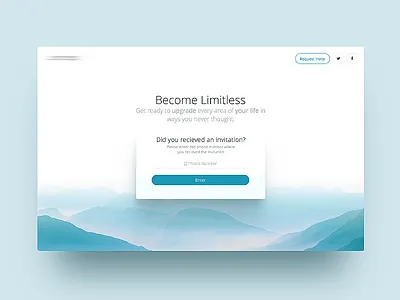 Claim and Invite Page design landing ui ux