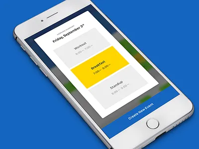 My Availability Calendar II app breakfast calendar ios mobile scheduling