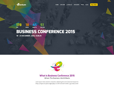 Eventum - Event Joomla Template conference event forum joomla joomshaper template