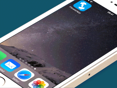 Fitness Tableview animation blue damping fitness gif github interaction ios iphone tableview ui