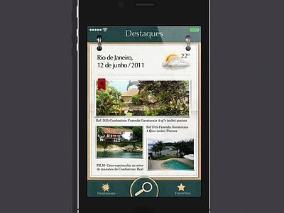 Back in time: Skeuomorphism app application house ios iphone skeuomorphism texture ui ux