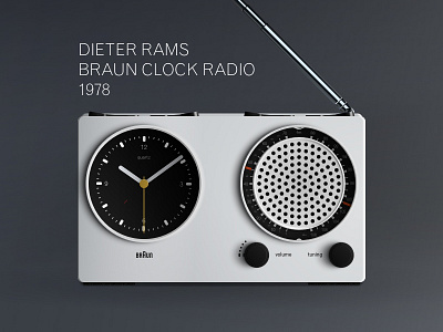 Dieter Rams Braun Clock 1978 braun clock design dieter dieter rams download free mockup radio rams ressources sketch