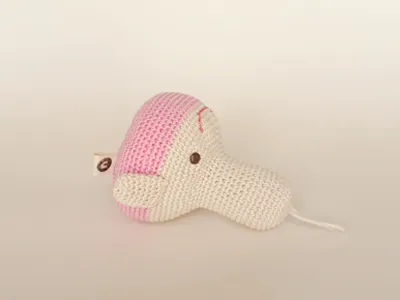 Toy "Bu." Ukapupika character crochet design handmade material organic toy ukapupika veramatys yarn