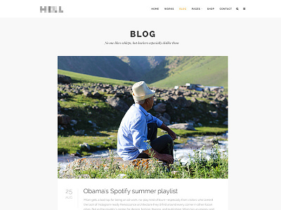Simple Blog Design blog clean minimal simple