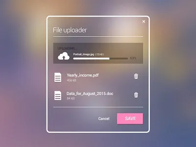 File Uploader dailyui file interface ui upload uploading userinterface ux