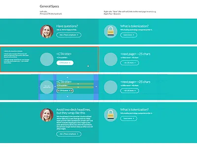 CTAs specs cta specs ux web design
