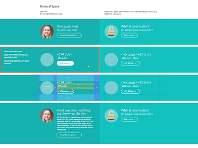 CTAs specs cta specs ux web design