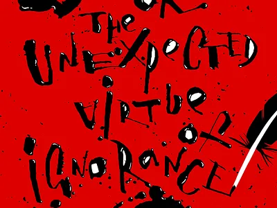 Poster for "Birdman" movie bird black brush calligraphy letter lettering poster raven red typography white