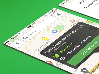 Appointments Bank App app flat ios