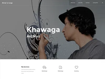 Bo - Some Headers design header portfolio sale themes ui web design wordpress