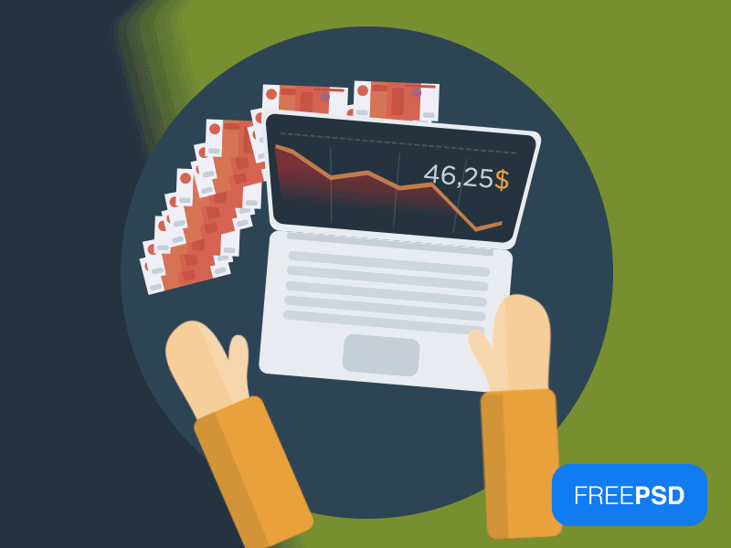 Losing money? Get free psd brent flat free gif losing oil psd ruble usd