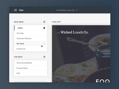 Page view for web builder basekit concept editor page view pages ui web builder