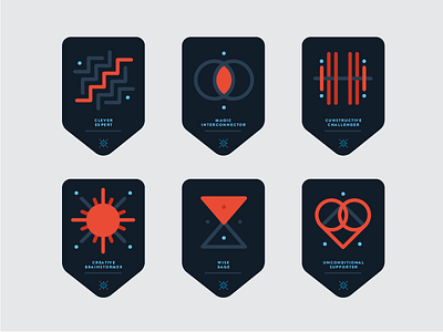 Concept Badge badge badges coaching lines