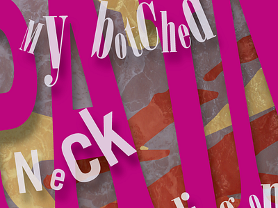 Silence Lyric 1 adobe illustrator dada typography vent art