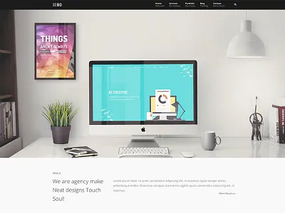 Bo - Magic Agency bo design html5 portfolio sale themes ui web design wordpress