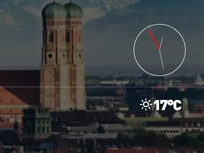 css & js live time & weather css html