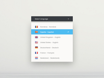 Day 056 - Language Selector deutsch dropdown english language romanian selector switch