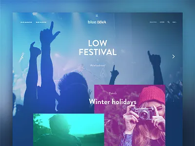 Banking Magazine Theme banking blog corporate interaction magazine menu news theme typography ui ux website