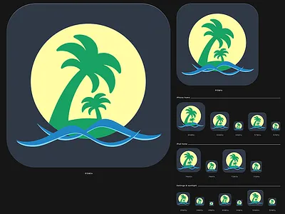 Cities App Icon app icon ios ipad ui