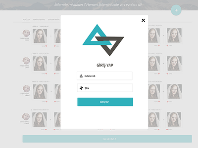 O mu Bu mu Login Page design login material o mu bu mu page