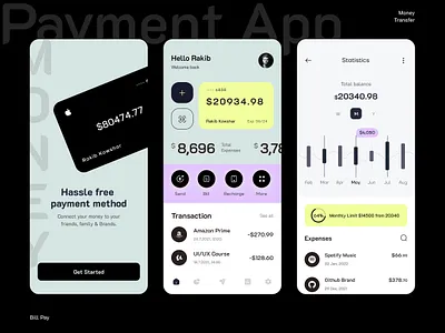 Payment App 2023 trends android app app design baking app bill pay app finance app ios mobile mobile app money transfer app online payment app payment app ui ux wallet app