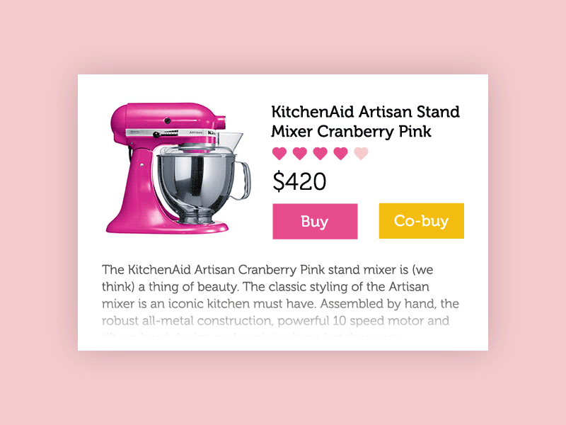 Registry with A Co-buy Option co buy freebie gif gift invite registry widget