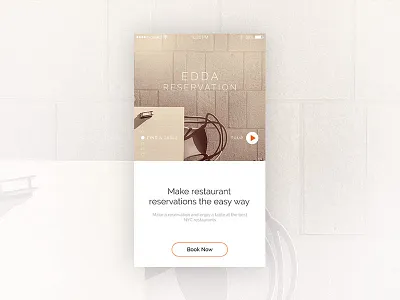 EDDA UI / WIP / Walkthrough Screen edda ui idealui ios kit iui mobile app ui kit wip