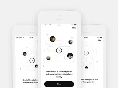 02 Orbit Onboarding ios mobile onboarding ui walkthrough