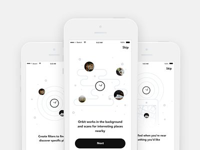 02 Orbit Onboarding ios mobile onboarding ui walkthrough