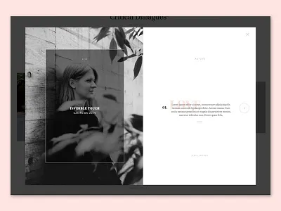 Love Campaign concept flat gold landing layout minimal style ui winter