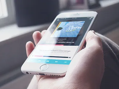Music Player app design iphone music photoshop sketch3 ui design uiux visual design